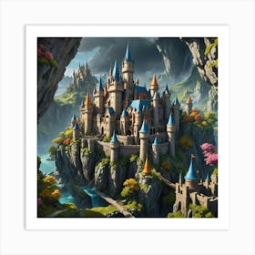 Disney Castle 8 Art Print