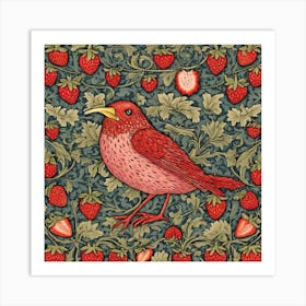 William Morris, Strawberry Thief 4 Art Print