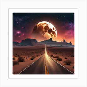Highway To The Unknown Art Print