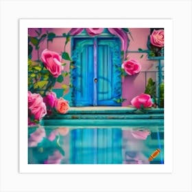 Roses In The Garden Art Print