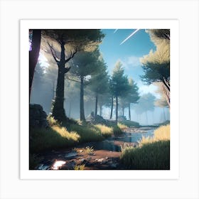 Forest In The Sky Art Print