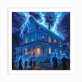 Haunted House Art Print