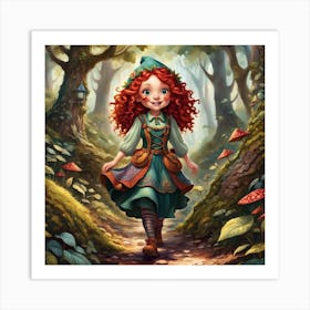 Little Red Riding Hood 2 Art Print