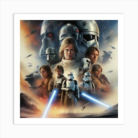 Star Wars The Force Awakens 20 Art Print