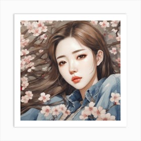 Korean Girl 8 Art Print