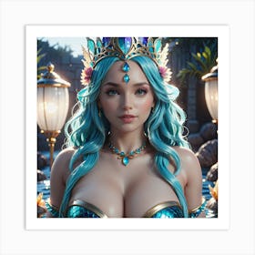 Mermaid 4 Art Print