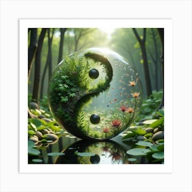 Yin Yang 3 Art Print