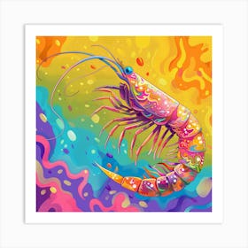 Krill Tiny Shrimp Art Print