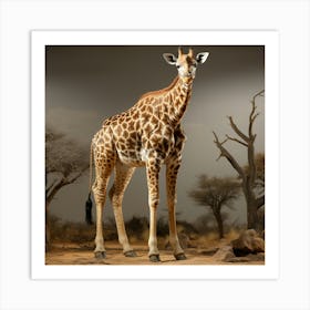 Giraffe 104 Art Print