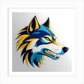 Wolf Head Art Print