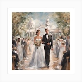 Wedding Day Art Print