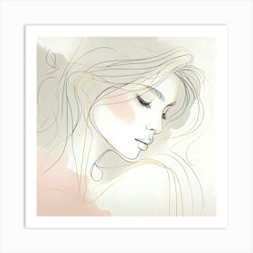 Portrait Of A Woman 26 Art Print