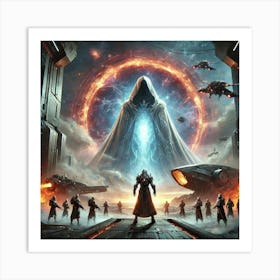 Dimensional Rift Episode6 1024x1024 Art Print