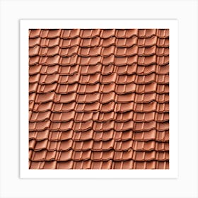 Tile Roof Texture Art Print