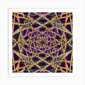 Abstract Psychedelic Pattern 11 Art Print