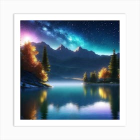 Night Sky 1 Art Print