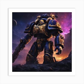 Space Marine Art Print