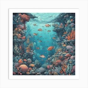 Under The Sea Art Print