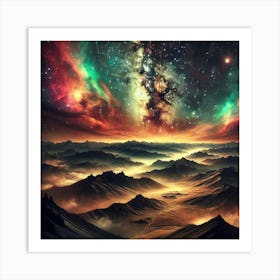 Galaxy In The Sky 14 Art Print