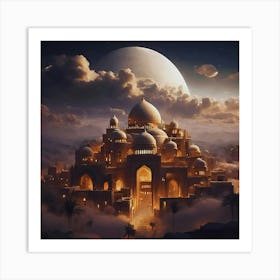 Egyptian City Art Print