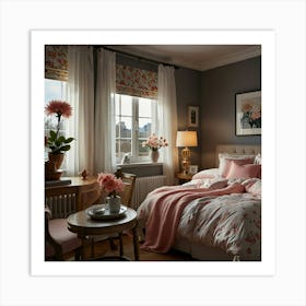 Swedish Bedroom Art Print