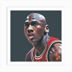 Michael Jordan Canvas Print Art Print