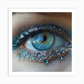 Blue Eye Art Print