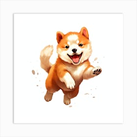 Shiba Inu 3 Art Print