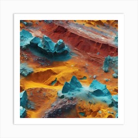 BB Borsa Nasa'S Mars Landscape Art Print