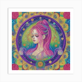 Psychedelic Painting 1 Art Print