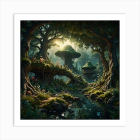 Fairytale Forest 34 Art Print