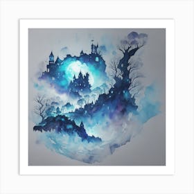 Lost Land Of Otherworldly Dreams 2 Art Print