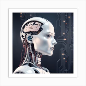 Portrait Of A Robot 31 Art Print