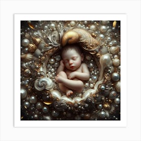 Pearl Baby Art Print