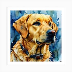 Golden Retriever 7 Art Print