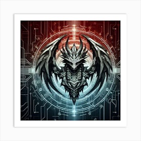 Dragon Design 7 Art Print