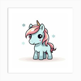 Cute Unicorn 20 Art Print