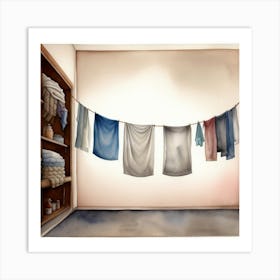 It's Laundry Day! Art Print