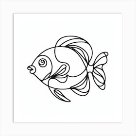 Fish Picasso style 2 Art Print