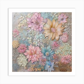 Floral pattern 8 Art Print