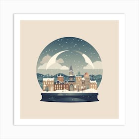 Reykjavik Iceland 2 Snowglobe Art Print