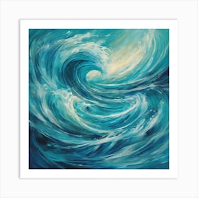 Ocean Wave Art Print