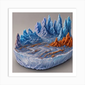 Ice Sculpture Art Print