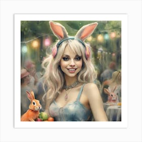 Easter Bunny 20 Art Print