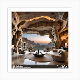 Cave Living Room Art Print