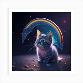 Cat Galaxy (114) Art Print