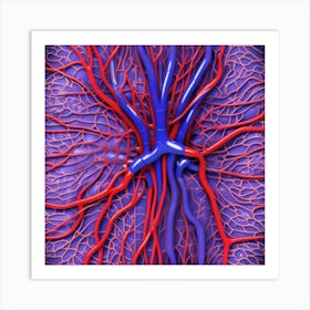 Arteries And Veins 2 Art Print