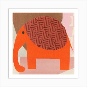Elephant Print Art Print