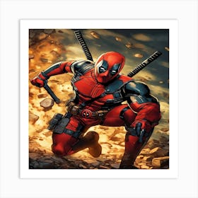 Deadpool 3 Art Print