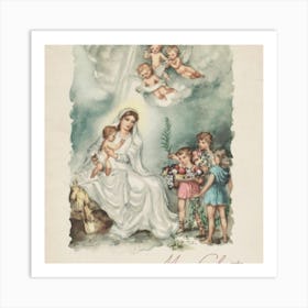 Vintage Christmas 32 Art Print